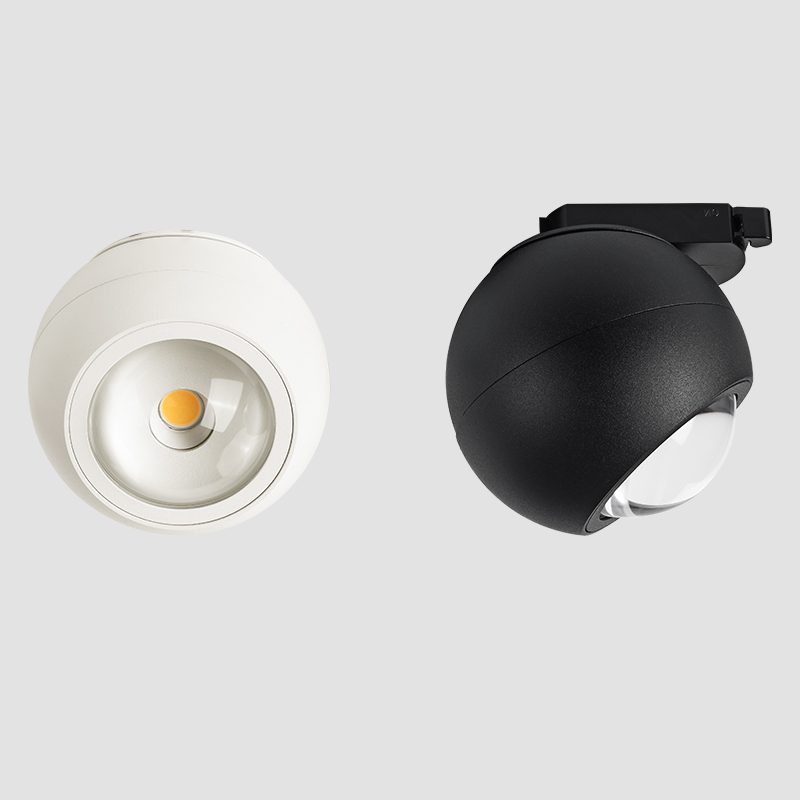 Окренута округла лампа у облику кугле за собу за одмор Модерно ЛЕД светло на стази Истакнута слика